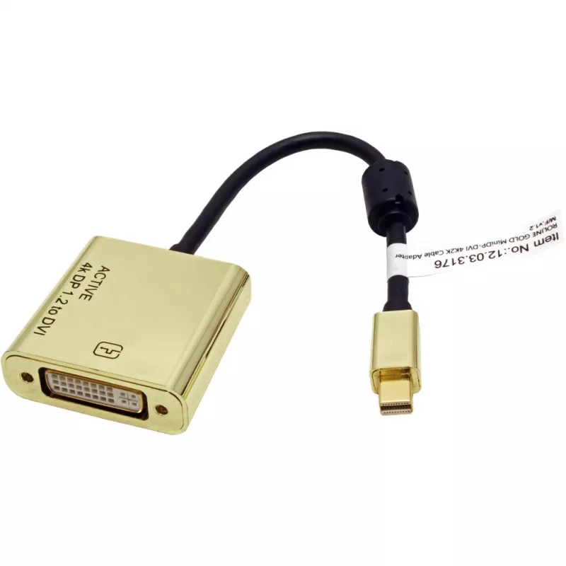 Adattatore per cavo video ROLINE 12.03.3176 Mini DisplayPort a DVI-D 0,1 m