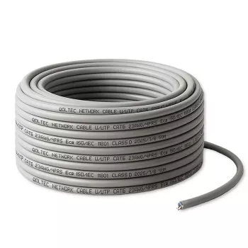 Cavo patch UTP QOLTEC CAT6 50 m rame (Cu) grigio