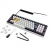 SKILLER SGK50 S2, tastiera gaming bianca, layout DE, Gateron Red