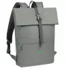 Zaino city Rivacase Gremio grigio poliestere rPET 280x135x430mm