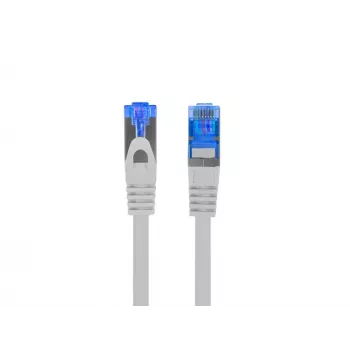 Cavo di rete LANBERG RJ-45 su RJ-45 S/FTP PCF6A-10CC-0050-S, 0,5 m, conduttore CCA, 500 MHz, LSZH, grigio