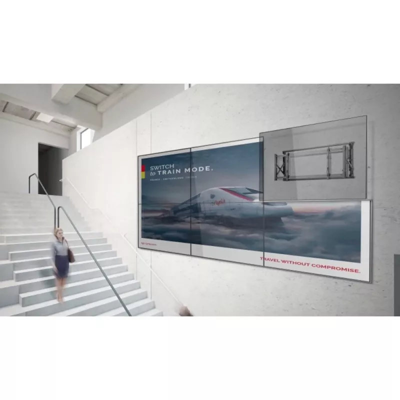 Supporto a parete per videowall TV MACLEAN MC-845 VESA 600x400mm supporto per display