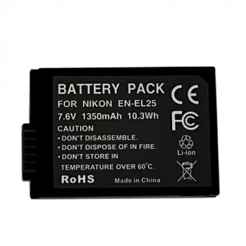 Batteria ricaricabile NIKON EN-EL25, 1350mAh