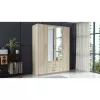 Armadio Topeshop ROMANA 160 SON 11 ripiani 4 ante rovere