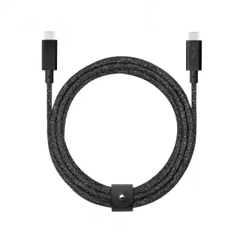 Cavo USB Native Union Belt USB 2.0 Type-C a Type-C 2,4 m nero