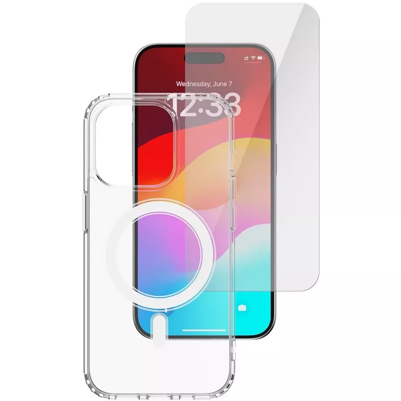 4smarts 540604 - custodia a libro - Apple - iPhone 15 Pro - 15,5 cm (6.1) - trasparente