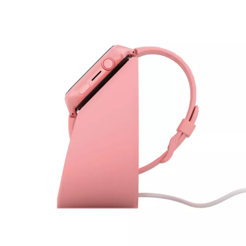 Base di ricarica Stelio ST-CHS01-PK Junior rosa – dock di ricarica USB per telefoni e tablet, porta singola, compatto