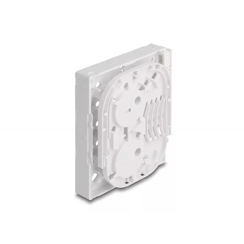 DeLOCK presa in fibra ottica FTTH a parete 4 x SC simplex LC duplex bianco