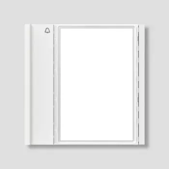 Siedle pulsante di chiamata TM 700-1-0 W bianco (210011966-00)