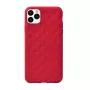 Custodia morbida Devia Woven2 per iPhone 11 Pro, custodia protettiva in tessuto intrecciato, rosso