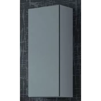 Armadietto Cama VIGO 90 chiuso 90/35/32 bianco/grigio lucido