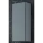 Armadietto Cama VIGO 90 chiuso 90/35/32 bianco/grigio lucido