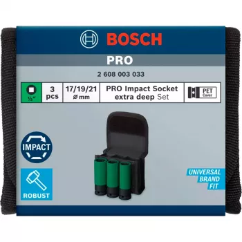 Set di chiavi a impulso Bosch PRO 1/2