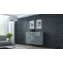 Cama Sideboard VIGO 90/120/38 bianco/grigio lucido
