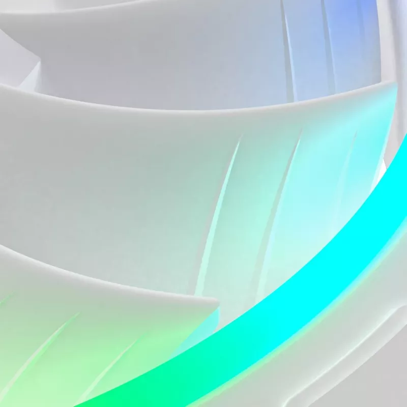 Ventola ALPENFÖHN Wing Boost 3 ARGB 120mm confezione da 3 bianco