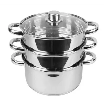 Cuocivapore elettrico Maestro MR-2900-18 1500 W vapore verticale, pentola 18 cm, 2 l, acciaio inox & vetro, adatto all'induzione