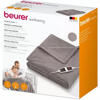 Coperta termica Beurer HD 150 XXL Cosy Taupe, 200 x 150 cm