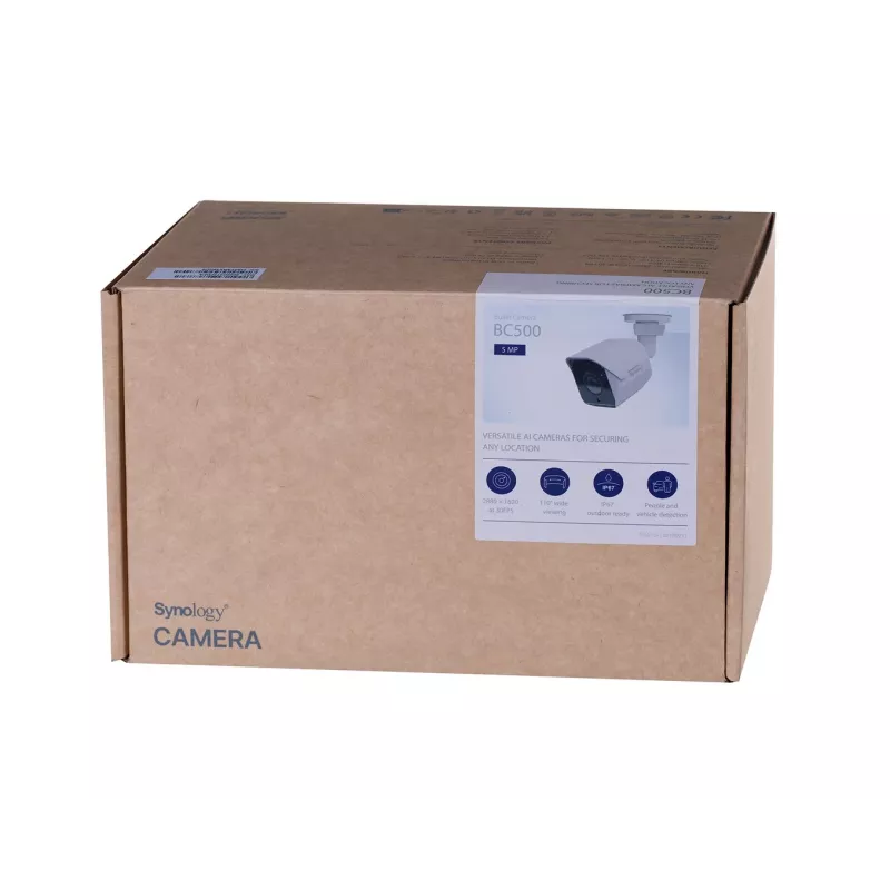Synology BC500 telecamera di sicurezza bullet telecamera IP di sorveglianza interno ed esterno 2880 x 1620 Pixel a parete