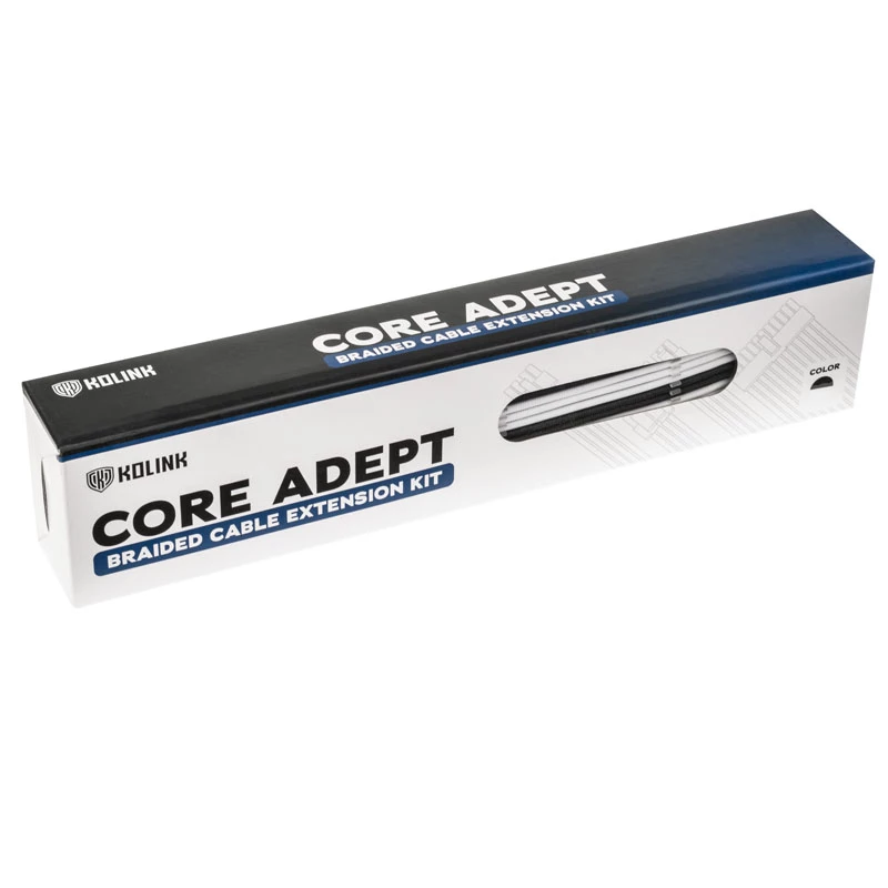 Set di cavi modulari Kolink Core Adept per alimentatori (nero/bianco)