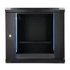EXTRALINK LITE 9U 530X400 armadio rack a parete nero con ripiano