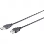 Cavo USB S/CONN 13-24045 USB 2.0 3 m nero