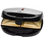 Sandwich maker Clatronic ST/WA 3670 800 W nero, acciaio inox