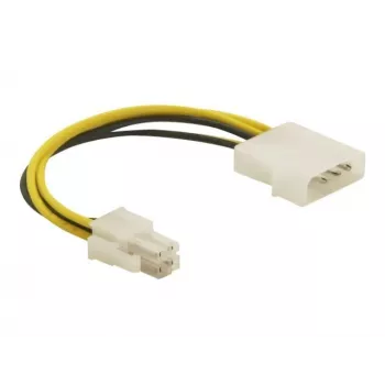 Cavo DeLOCK connettore maschio P4 connettore maschio Molex 4-Pin multicolore 0,13 m