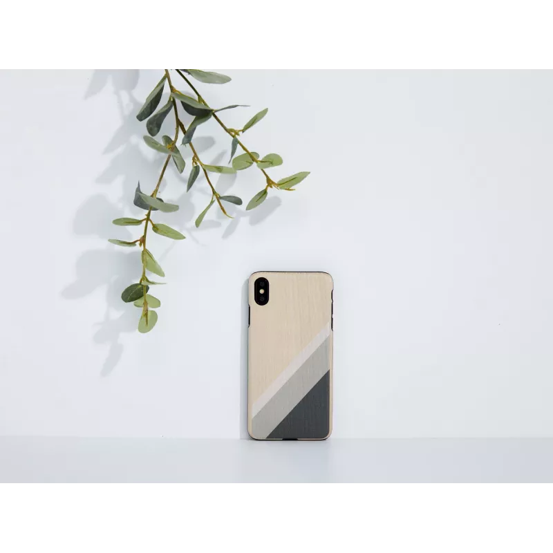 Custodia per cellulare man and wood per iPhone XS Max — abito grigio, nero