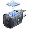 Caricabatterie T66 45W GaN CC290 USB-A + USB-C