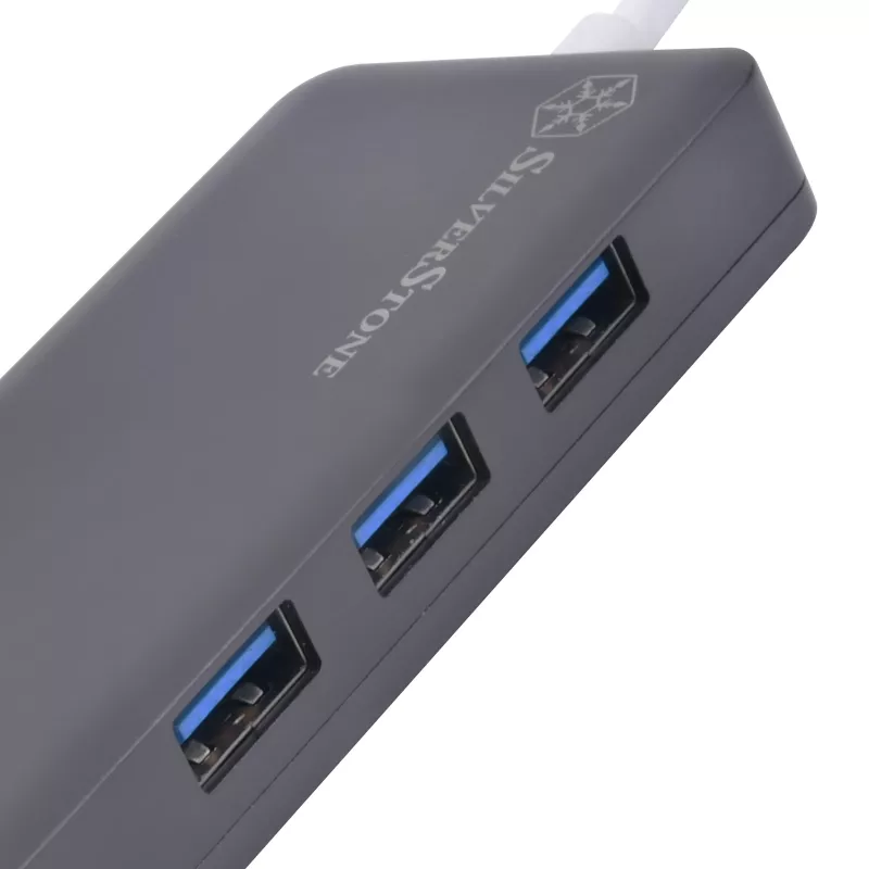 SilverStone SST-EP14C - USB 3.1 Type-C Gen1 su HDMI, 3x USB 3.1 Gen 1 Type-A, 1x USB 3.1 Gen 1 Type-C (ricarica PD 2.0) (SST-EP14C)