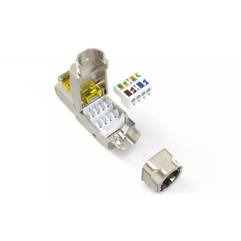 Digitus CAT 6A connettore maschio da campo DN-93638 AWG 22-27 supporta fino a 4PPoE