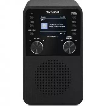 Radio digitale TECHNISAT DigitRadio 317 — nero, ricezione FM e DAB+