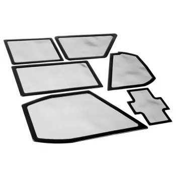 Filtro antipolvere DEMCiflex 0476 per NZXT Phantom 530, nero, confezione da 6