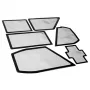 Filtro antipolvere DEMCiflex 0476 per NZXT Phantom 530, nero, confezione da 6