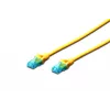 Digitus DK-1512-020/Y cavo patch Ethernet giallo