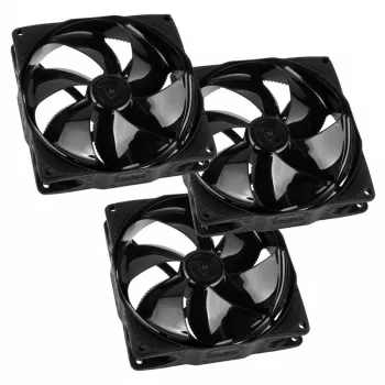 NOISEBLOCKER NB-eLoop B12-PS Black Edition 120mm PWM confezione da 3