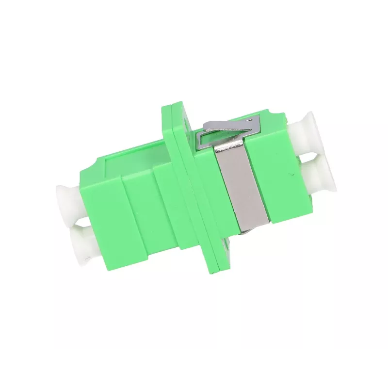 Extralink adattatore in fibra ottica LC/APC monomodale duplex, verde, connettore maschio LC/APC
