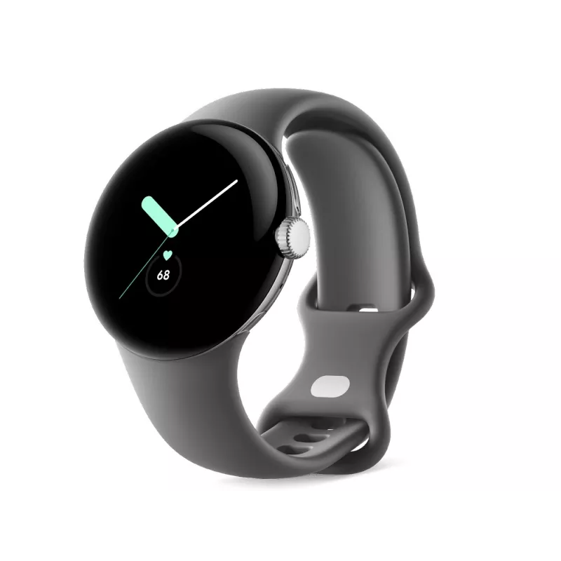 Google Pixel Watch – argento lucido – smartwatch con cinturino