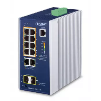 Switch managed PLANET IGS-4215-8UP2T2S L2/L4 Gigabit Ethernet PoE 10 porte