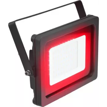 Faretto LED EUROLITE FL-30 SMD rosso IP protetto — faretto LED da lavoro/impianti rosso compatto