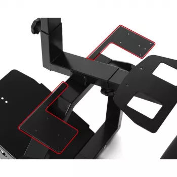 Supporto per altoparlante RaceRoom 75105090 per Logitech Z323, nero
