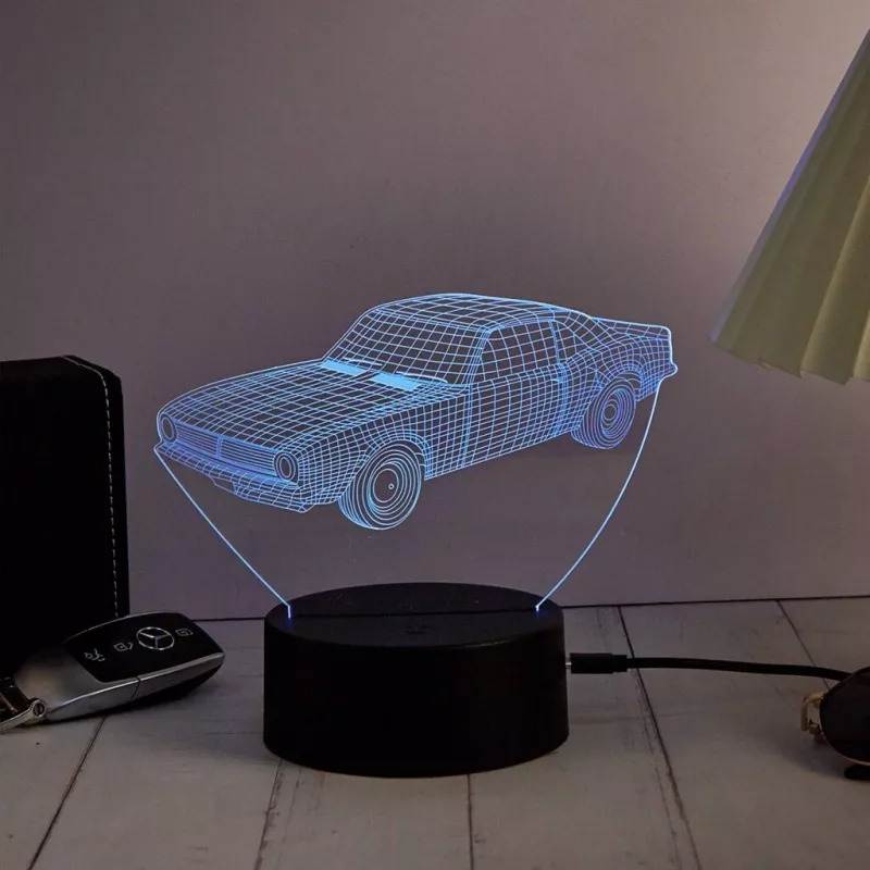 Lampada LED decorativa per veicoli MANTA SNL121RGB RGB 3D luce per auto e moto