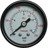 Manometro Aerotec modello 9415451 — filettatura esterna da 1/4 di pollice