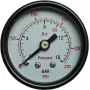 Manometro Aerotec modello 9415451 — filettatura esterna da 1/4 di pollice
