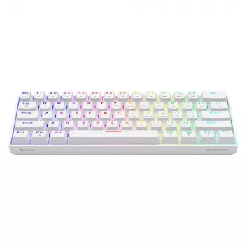 Tastiera meccanica Whiteout X2, Blue Outemu, Hot Swap Savio Savgk-white
