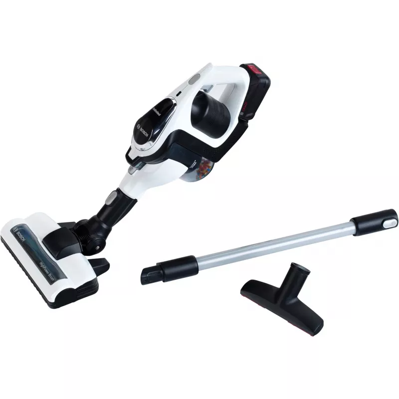 Theo Klein Bosch Unlimited aspirapolvere nero con funzione Vortex e bocchette per bambini da 3 anni