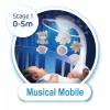 Proiettore musicale 3in1 carousel beige