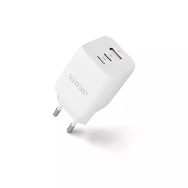 DICOTA D32054 caricabatterie per dispositivi mobili universale bianco AC ricarica rapida per interni