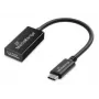 Convertitore audio e video USB Type-C su DisplayPort MediaRange MRCS235, cavo 20 cm, nero