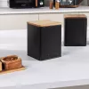 Set contenitori Salter BW12898EU7, 3 pezzi, nero, contenitori ermetici per la cucina
